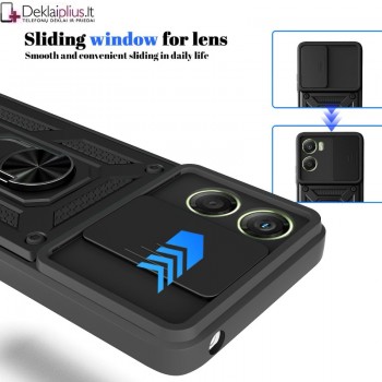 5in1 smūgiams atsparus dėklas su uždaromu dangteliu - juodas (Motorola Moto G06/Moto G06 Power) 5in1 smūgiams atsparus dėklas su uždaromu dangteliu - juodas (Motorola Moto G06/Moto G06 Power)